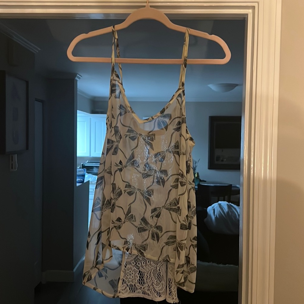 Cream colored tank top